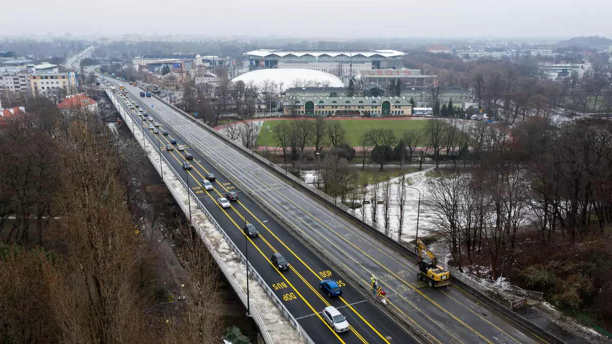 Nowy wiadukt Trasy Łazienkowskiej