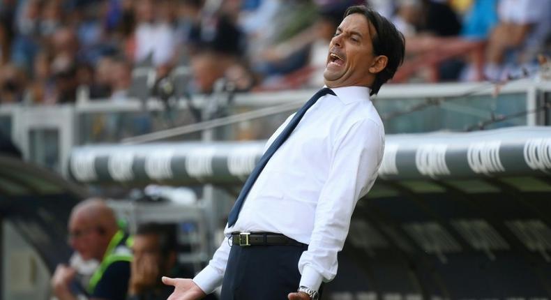 Simone Inzaghi arrived at Inter Milan in the summer as the club sold off star forward Romelu Lukaku Creator: Marco BERTORELLO