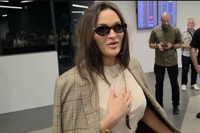 Tamara Milutinović na aerodromu