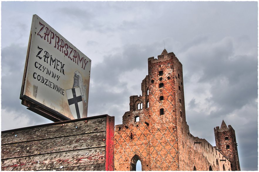 Zamek Krzyżacki w Radzyniu Chełmińskim.