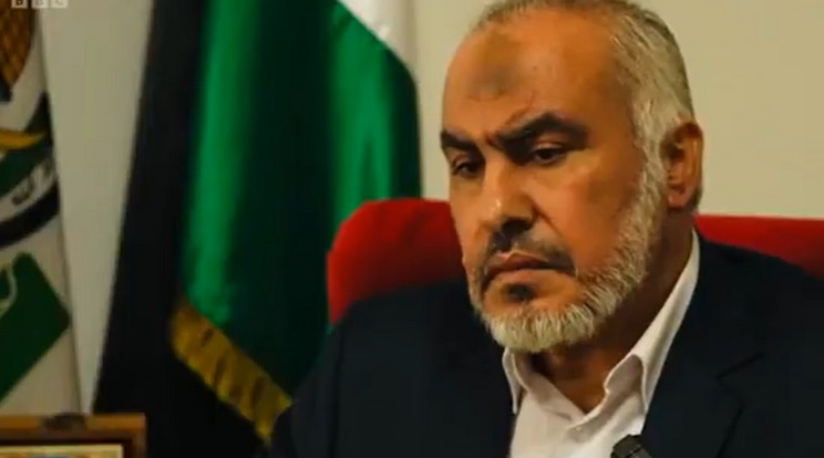A Hamász szóvivője nem folytatta tovább az interjút/Fotó: BBC