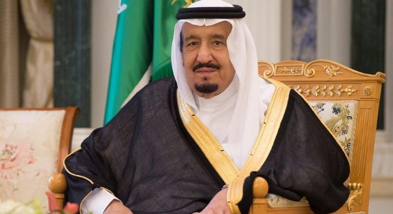 Saudi Arabia's King Salman bin Abdulaziz al-Saud, in a handout picture provided by the royal palace on April 24, 2017