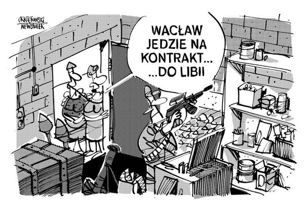 Na kontrakt do Libii libia krzętowski