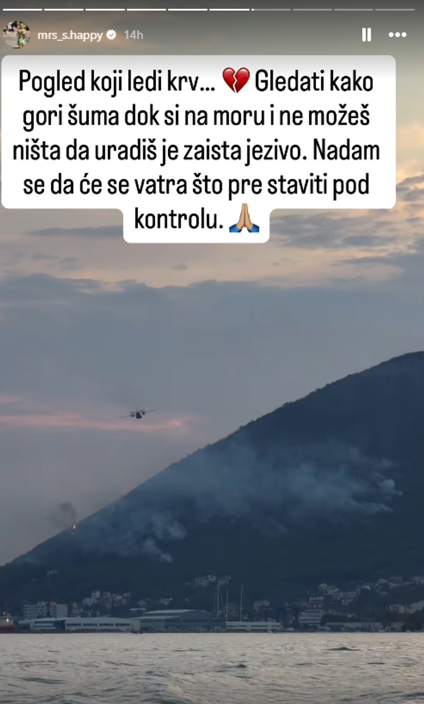 Sanja Stanković prespavala pod Ostrogom pa se oglasila