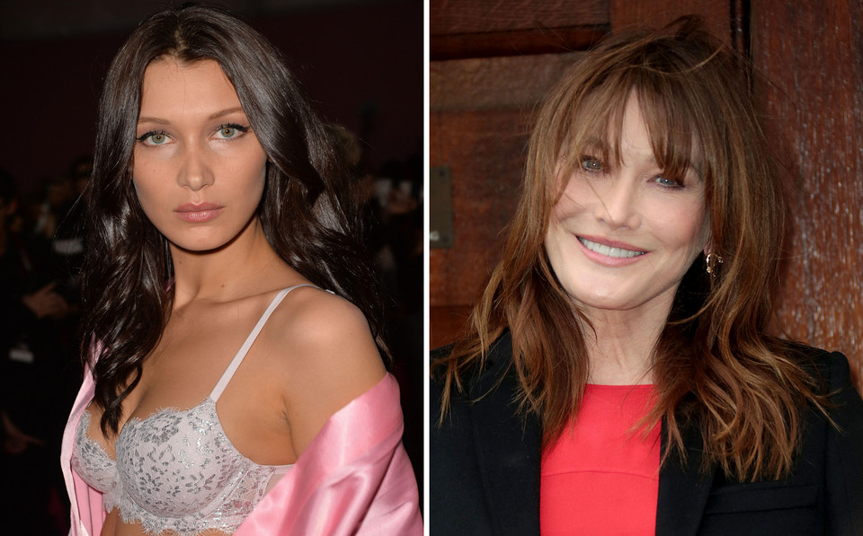 Bella Hadid i Carla Bruni