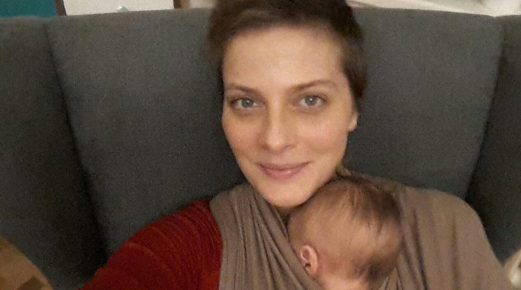 Tatár Csilla novemberben adott életet első gyermekének / Fotó: Facebook