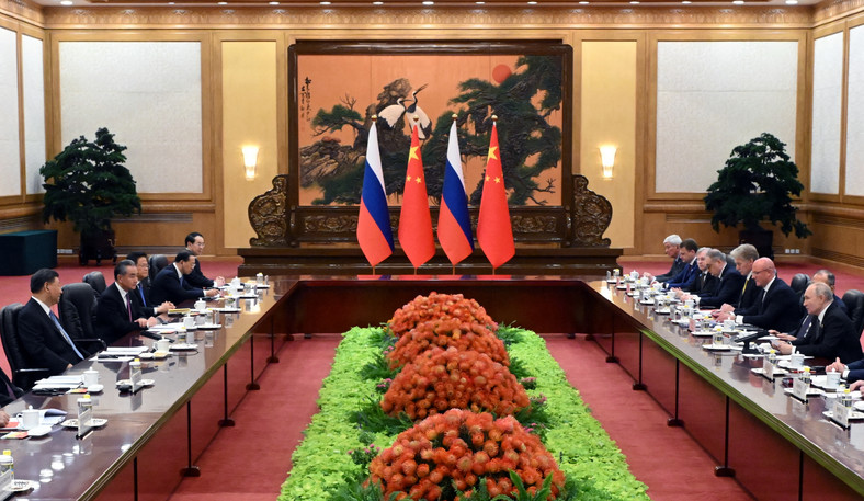 Spotkanie delegacji rosyjskiej z chińskimi urzędnikami, 18 października 2023 r.