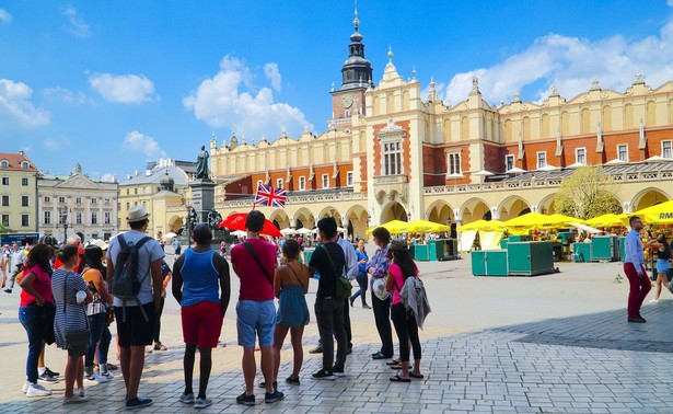 Kraków. Turyści