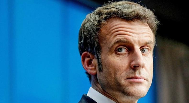 le Président Français Emmanuel Macron