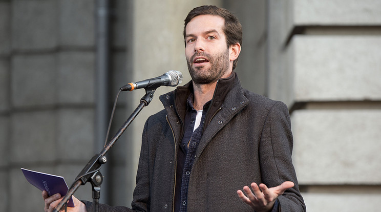 Fekete-Győr András lesz a Momentum parlamenti listavezetője / Fotó: MTI/Krizsán Csaba