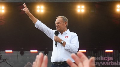 Donald Tusk na Marszu Miliona Serc