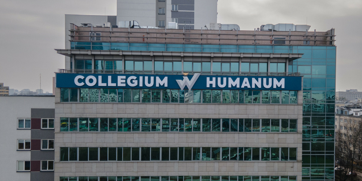 Siedziba uczelni Collegium Humanum w Warszawie.