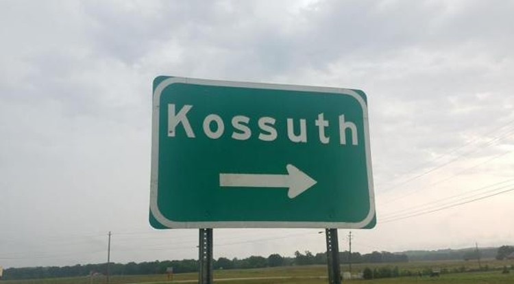 Kossuth falu Mississippi államban