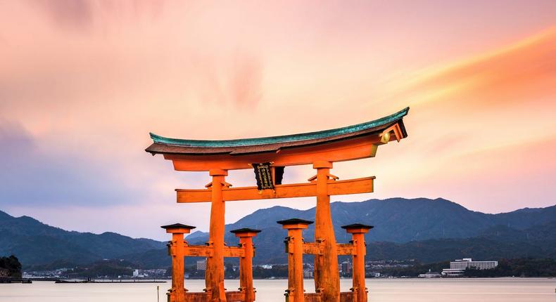 Spend a phenomenal night in Miyajima, Japan.Sean Pavone / iStock
