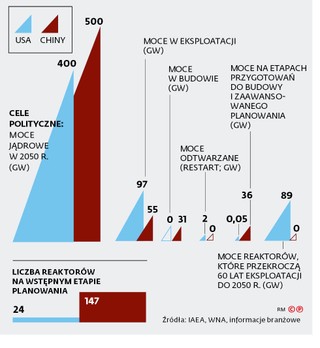 Cele polityczne: moce jądrowe w 2050 r.