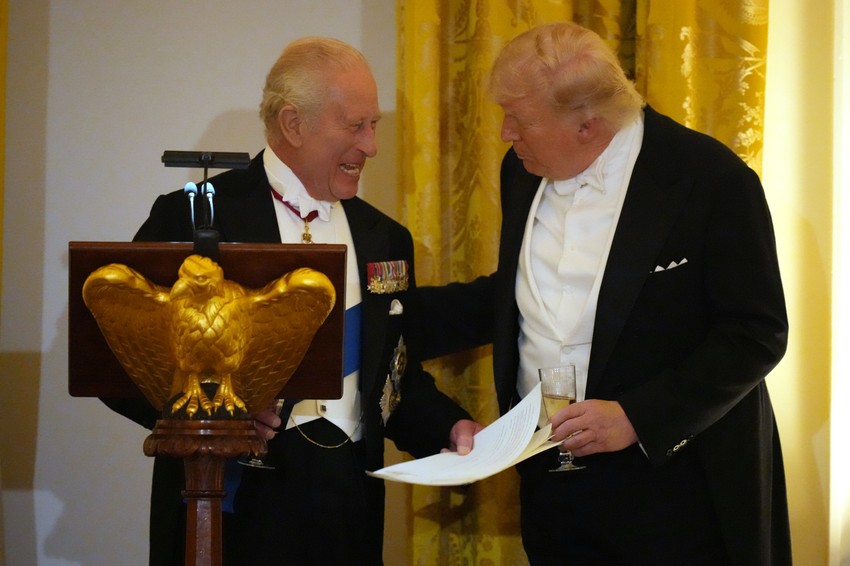 Kralj Čarls i Donald Tramp