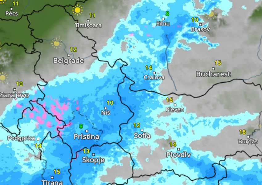 Kako se promena vremena kreće u Srbiji 16. maja u 9. sati