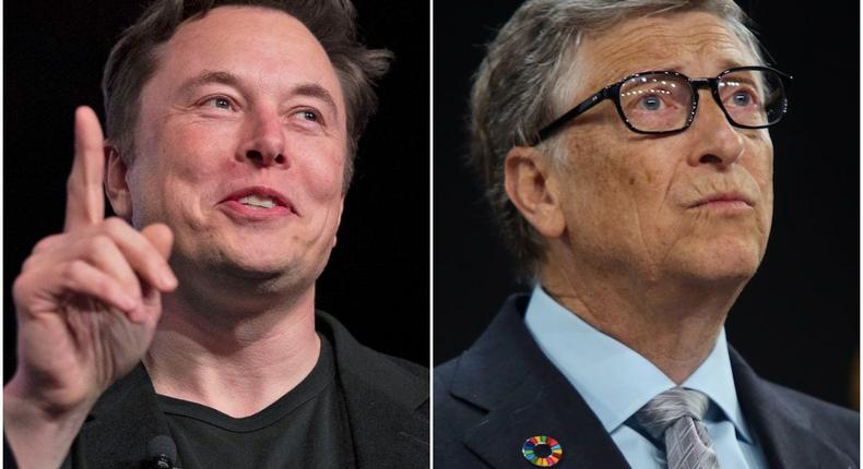 Elon Musk took a dig at Bill Gates and his understanding of AI on Monday.AP/Jae C. Hong/Yana Paskova/Getty/Business Insider composite