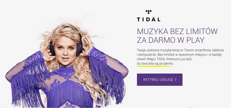 Usługę Tidal w sieci Play promują Margaret i Dawid Podsiadło