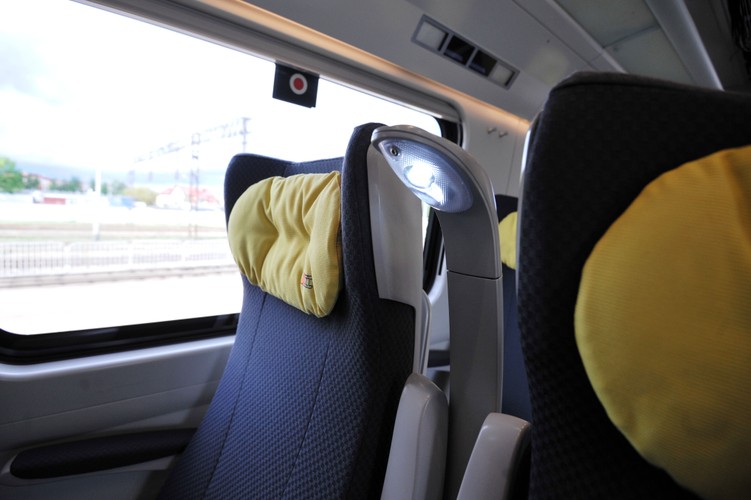Pociąg Pendolino na 10. Międzynarodowych Targach Kolejowych Trako w Gdańsku