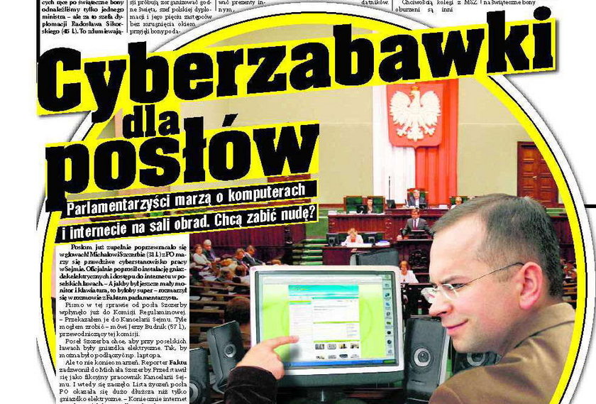 Cyberzabawki w Sejmie