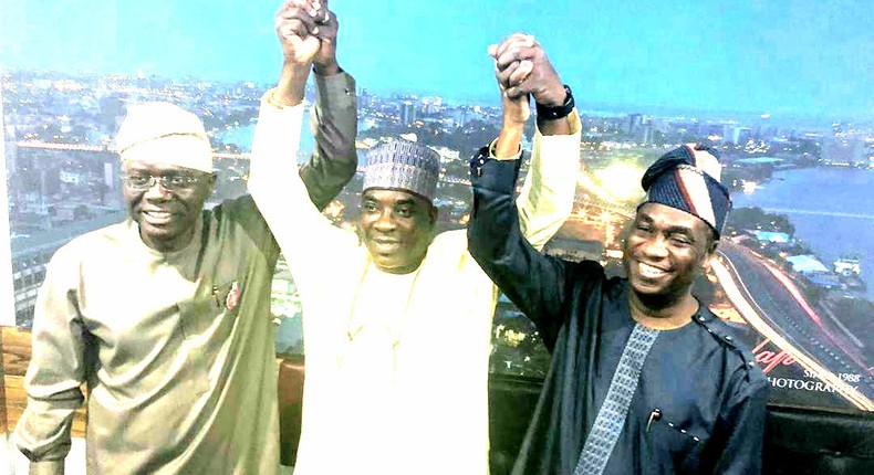 Babajide Sanwo-Olu, KWAM 1 and Dr Obafemi Hamzat