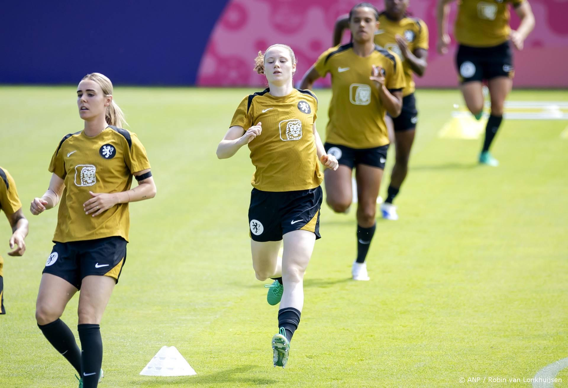 Veerle Buurman klaar voor EK-debuut tegen Wales zaterdag