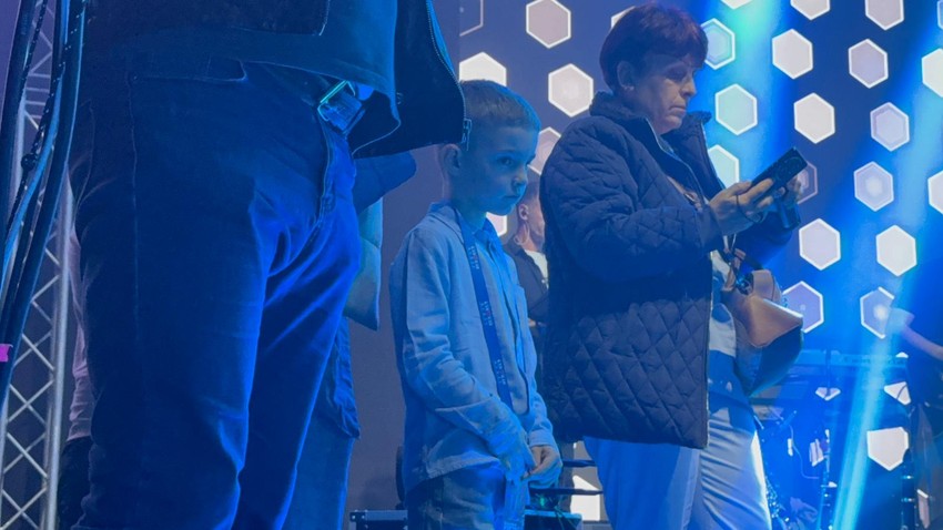 Mali Željko na Cecinom koncertu