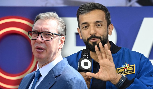 Aleksandar Vučić i Sultan Saif Al Nejadi