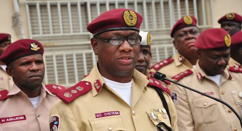 FRSC Corps Marshal, Boboye Oyeyemi .(Premium Times)