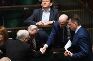 Jarosław Kaczyński Beata Mazurek Leonard Krasulski Waldemar Andzel Mariusz Błaszczak