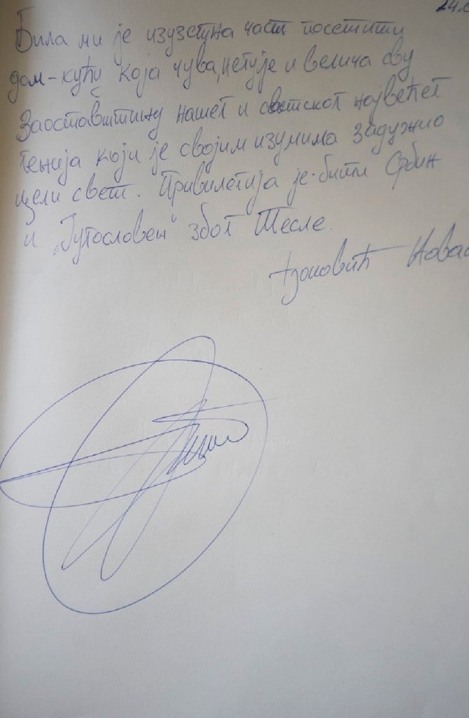 Novak Đoković o Nikoli Tesli