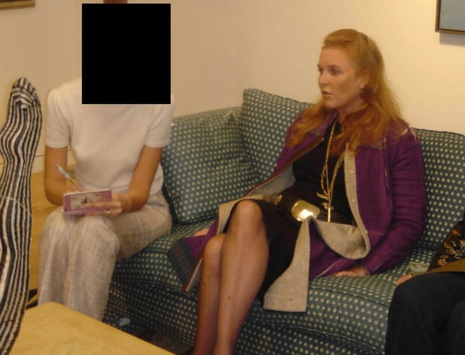 Fotografija Sare Ferguson iz dokumenata Džefrija Epstajna