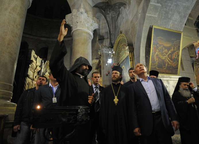 Władimir Putin odwiedził Jerozolimę