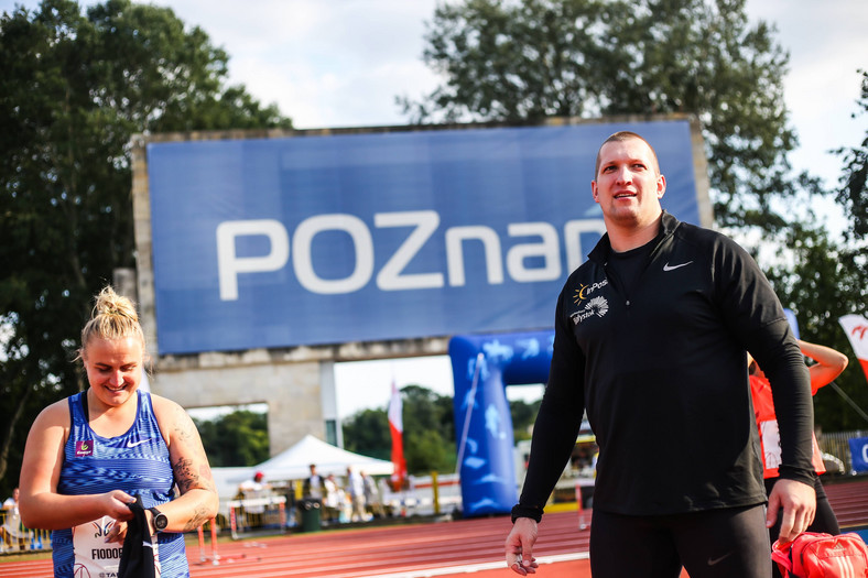 Joanna Fiodorow i Wojciech Nowicki w czasie treningu