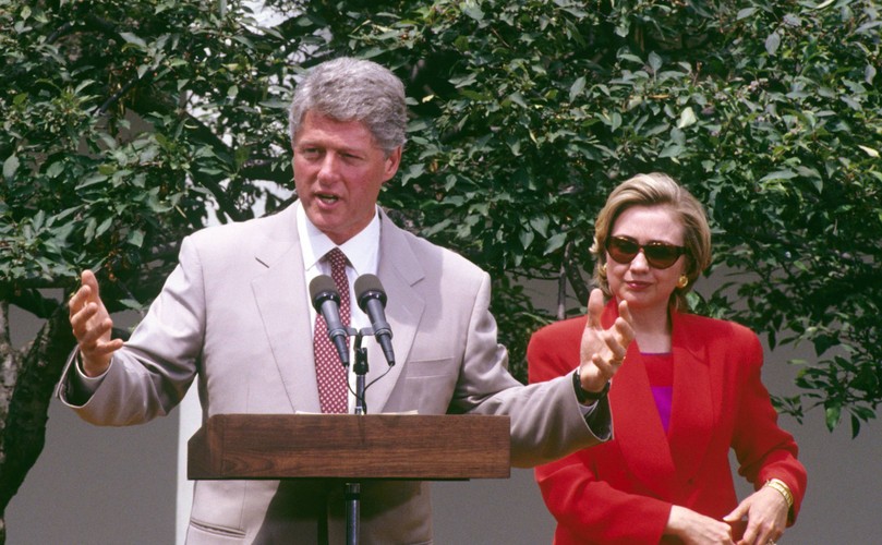 Bill i Hillary Clinton w 1993 roku