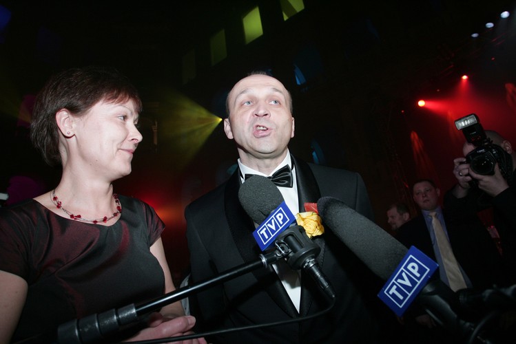 Kazimierz Marcinkiewicz z byłą żoną Marią