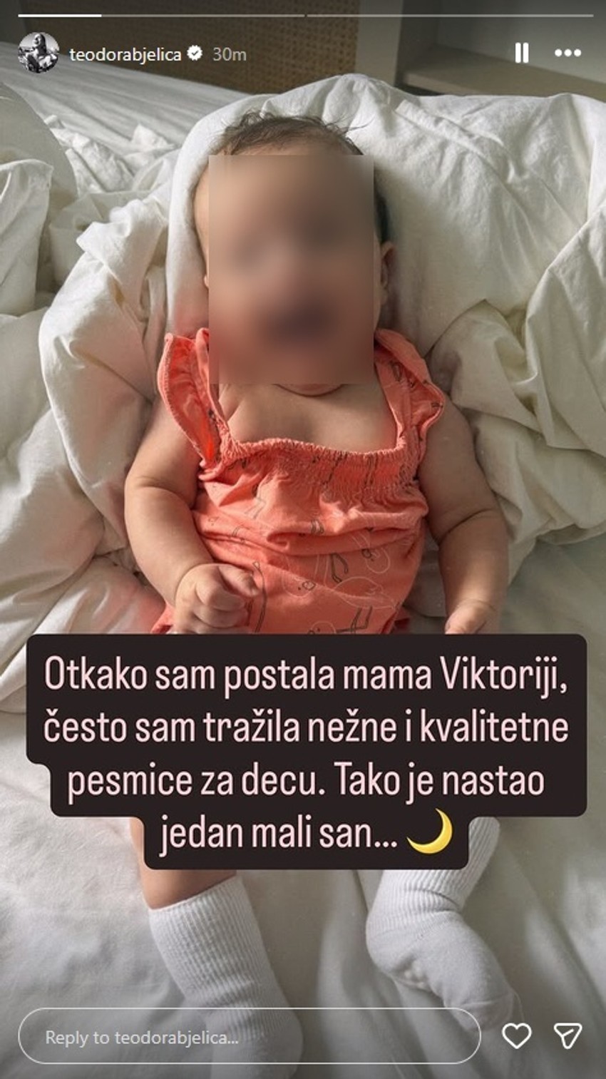 Teodora Bjelica otkrila ime ćerke