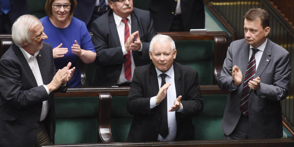 Jarosław Kaczyński w Sejmie