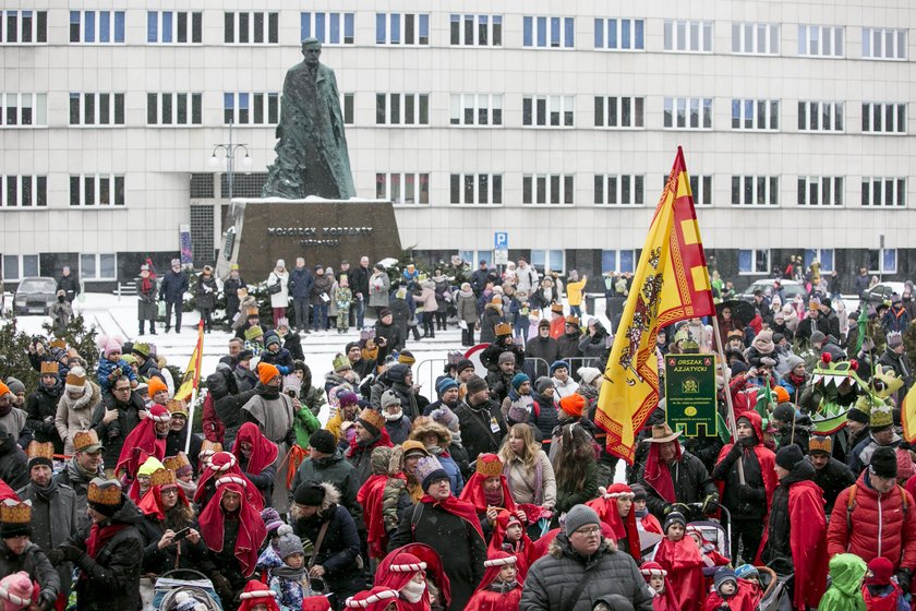 Orszak Trzech Króli przeszedł ulicami Katowic