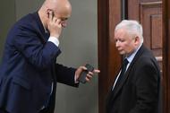 Joachim Brudziński i Jarosław Kaczyński