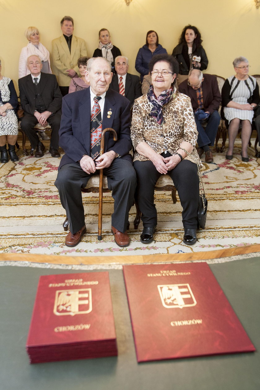 Milena i Edward Brzezińscy z Chorzowa obchodzą 70. rocznicę ślubu