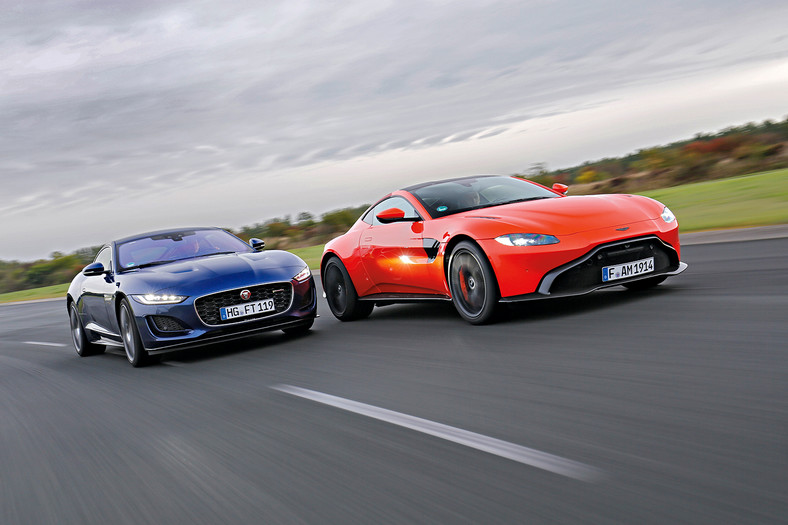 Jaguar F-Type kontra Aston Martin Vantage