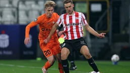 filip stojilkovic powinien cracovii zapewnić trzy punkty. trafił w bramkarza zagłębia