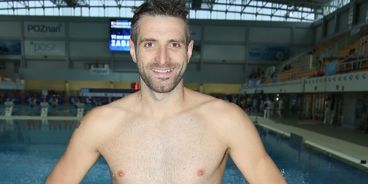 Maciej Dowbor w Celebrity Splash