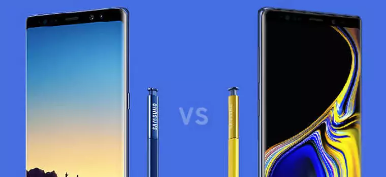 Galaxy Note 9 kontra Galaxy Note 8. Jak wypada najnowszy sprzęt Samsunga?