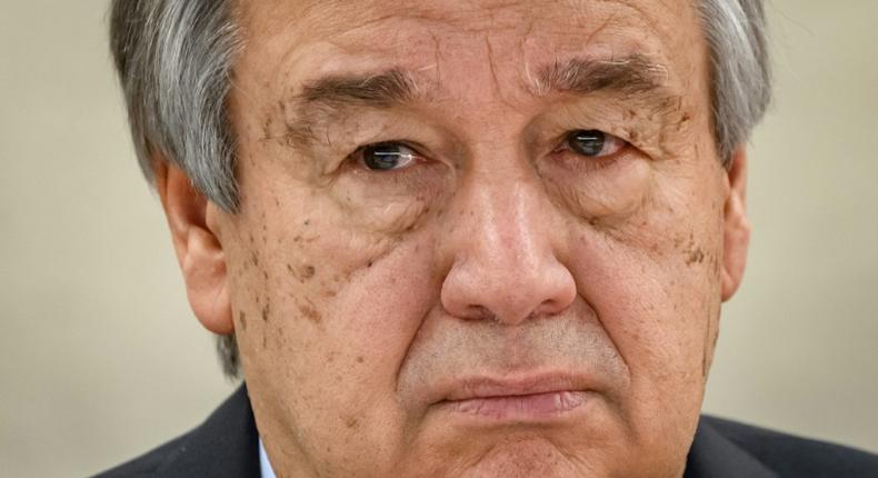 UN Secretary-General Antonio Guterres