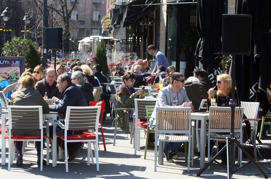 Krcati kafići u centru grada