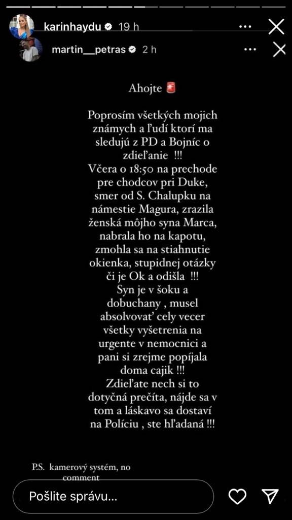 Na nepríjemný incident poukázala aj Zlatica Puškárová a Karin Haydu.
