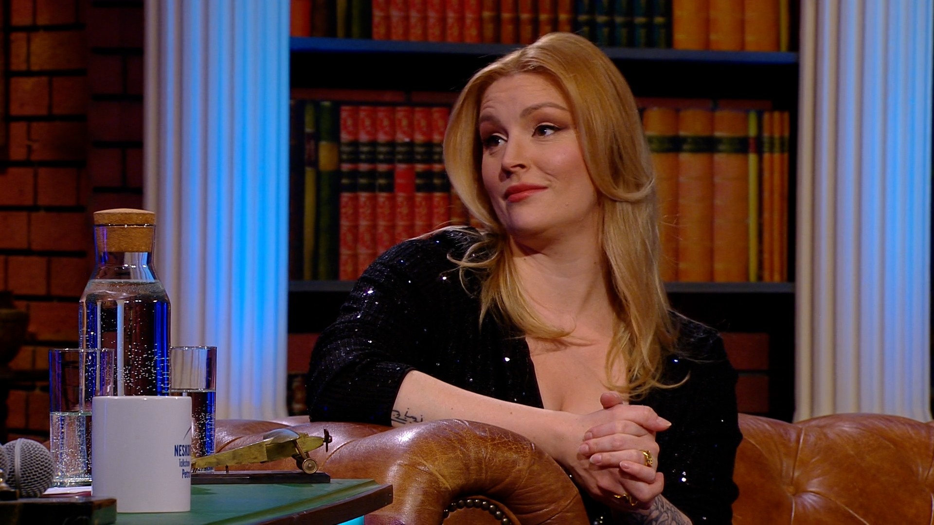 Talkšou Petra Marcina Neskoro večer - Barbora Švidraňová.